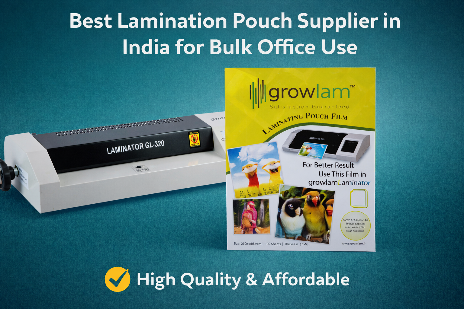 lamination pouch machine